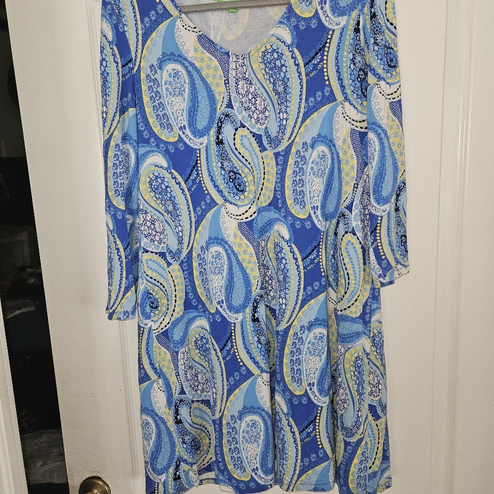Multi paisley dress